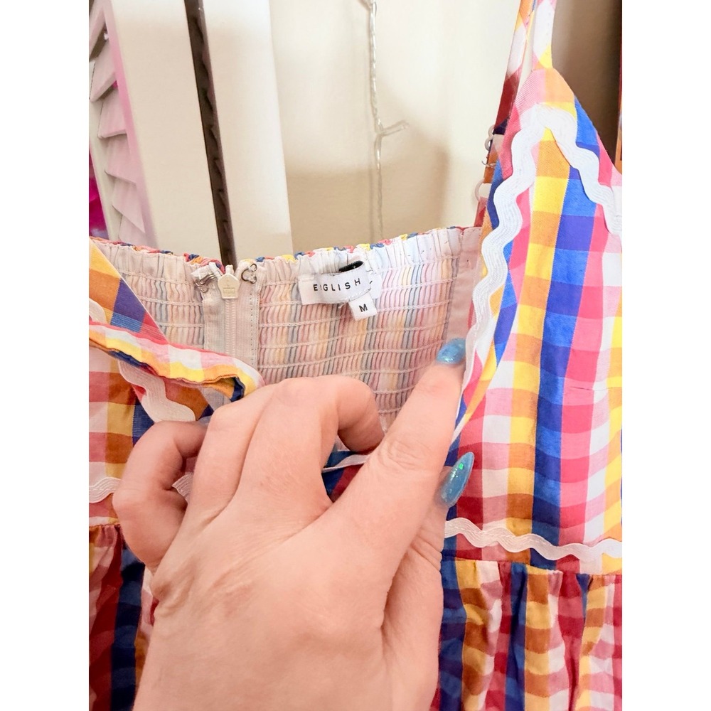 English Factory Gingham Size Medium dress‎ - Picture 3 of 6
